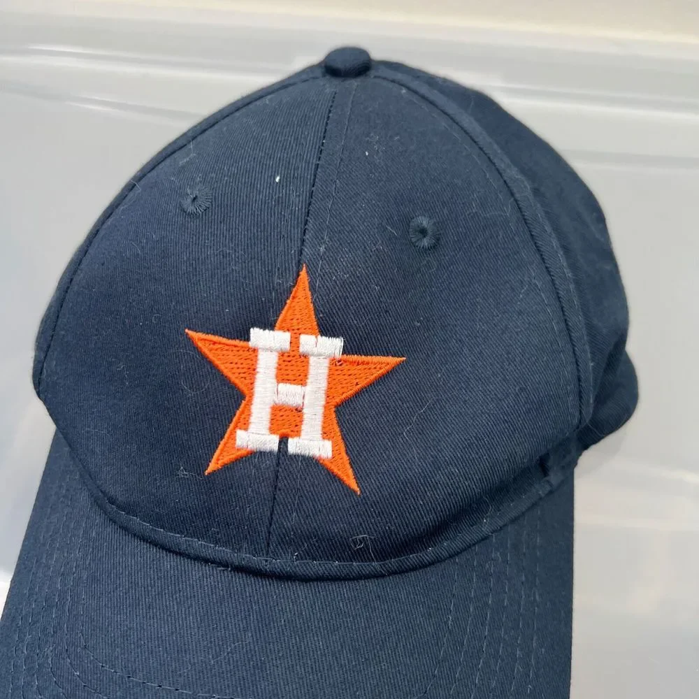 Houston‎ Astros Hat Boys Blue Strap Baseball Cap MLB Sports Team Texas Youth